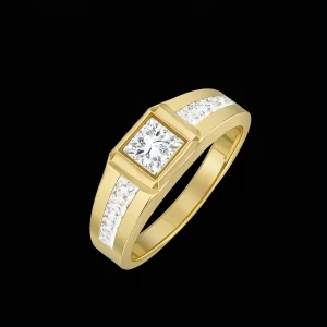 Signature Lab Grown Diamond Mens Ring