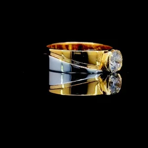 Bold Men’s Solitaire Diamond Ring